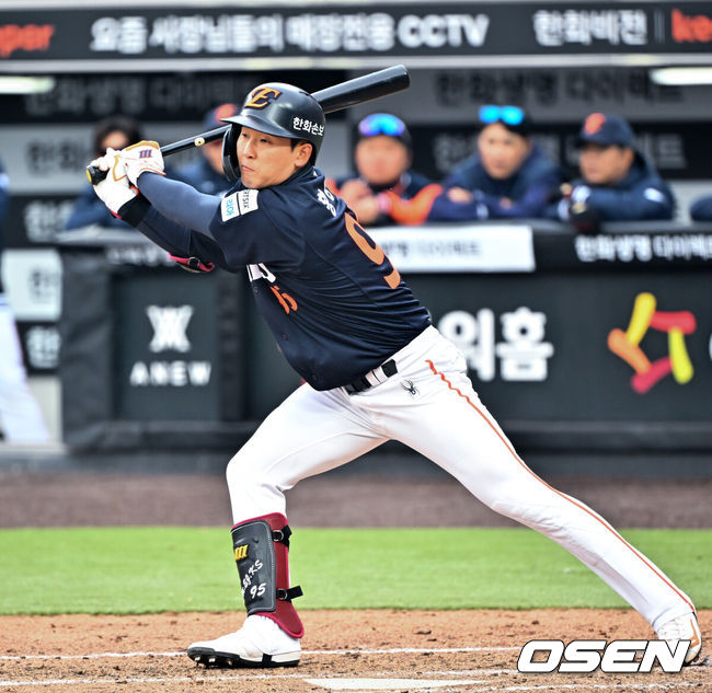 [OSEN=민경훈 기자] 한화 황영묵. 2026.03.15 / rumi@osen.co.kr