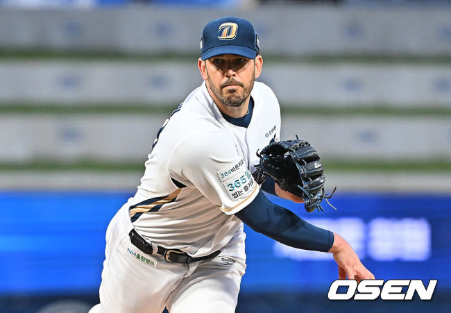 NC 다이노스 드류 버하겐. /OSEN DB