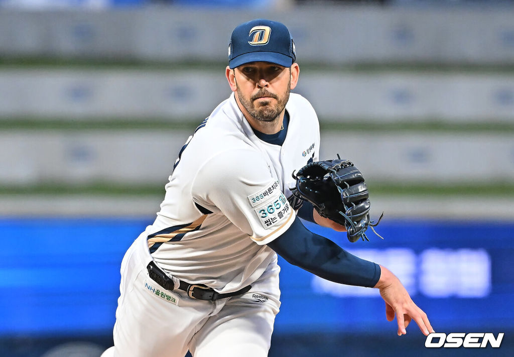 NC 다이노스 드류 버하겐. /OSEN DB