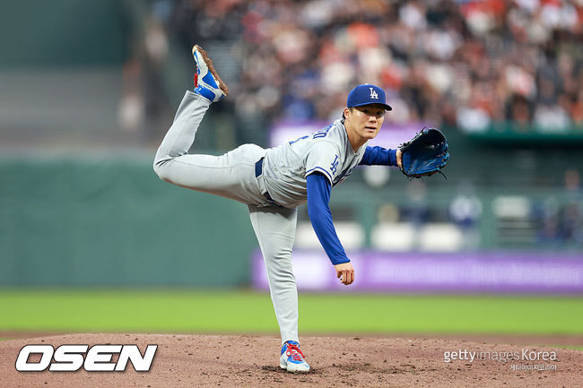 [사진] LA 다저스 야마모토 요시노부. ⓒGettyimages(무단전재 및 재배포 금지)