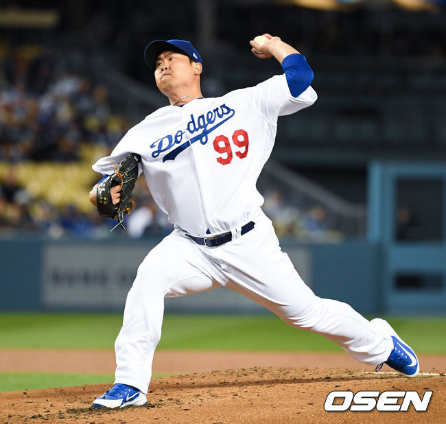 [OSEN=최규한 기자] LA 다저스 시절 류현진. /dreamer@osen.co.kr