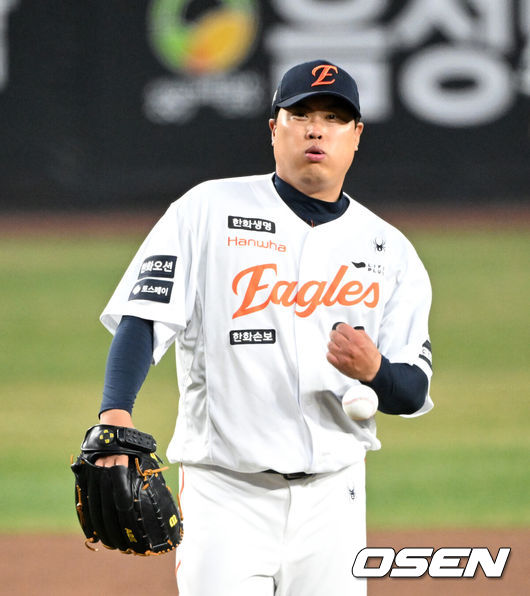 [OSEN=대전, 이대선 기자] 한화 류현진. 2026.04.01 /sunday@osen.co.krc