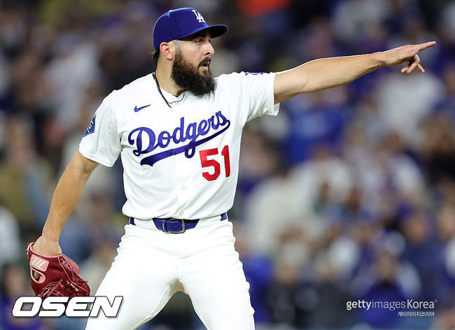 [사진] LA 다저스 알렉스 베시아 ⓒGettyimages(무단전재 및 재배포 금지)