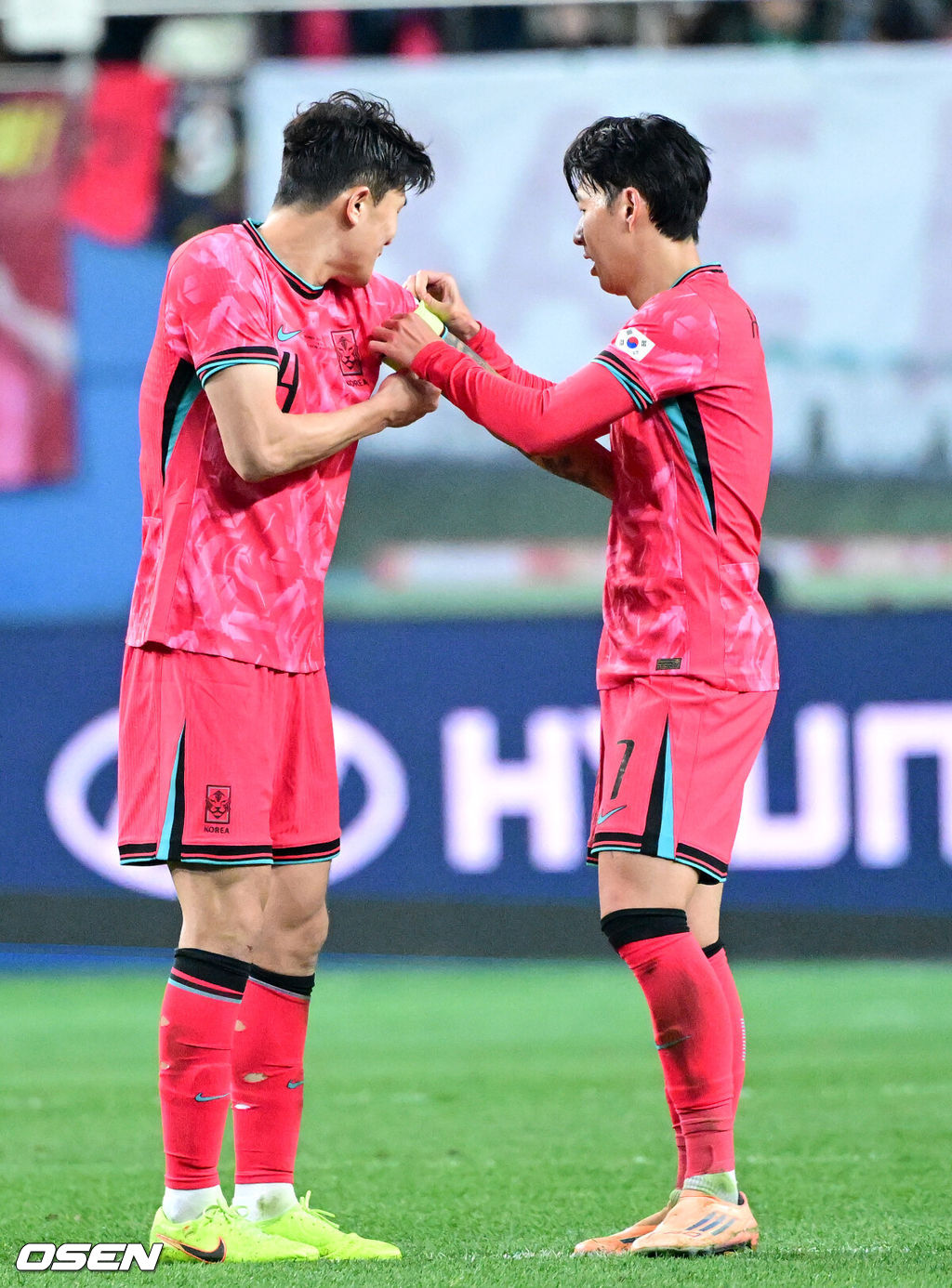 A대표팀 손흥민-김민재. 2025.11.14 / dreamer@osen.co.kr