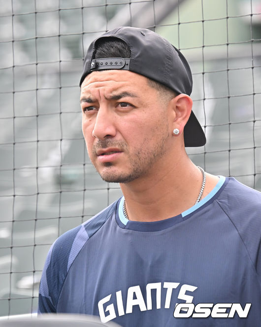 [OSEN=이석우 기자] 롯데 시절 빈스 벨라스케즈. 2025.08.08 / foto0307@osen.co.kr