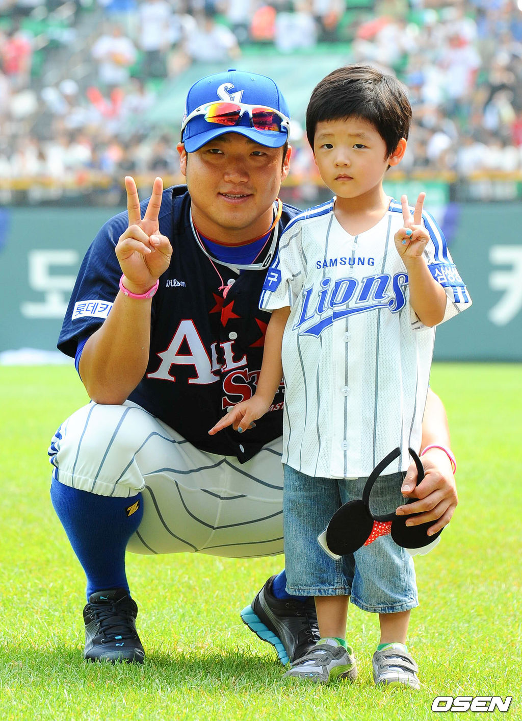 2011 올스타전 삼성 박석민&아들 박준현 군. 2011.07.23 /jpnews@osen.co.kr