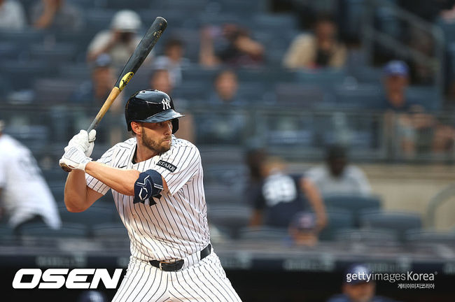 [사진] 뉴욕 양키스 시절 오스틴 슬레이터 ⓒGettyimages(무단전재 및 재배포 금지)