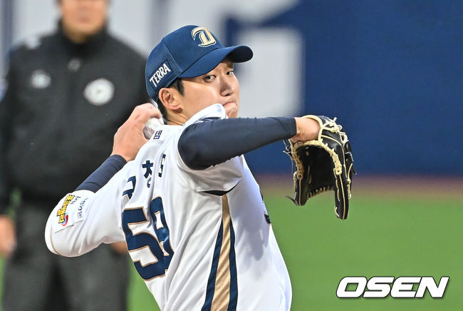 [OSEN=창원, 이석우 기자] 29일 창원NC파크에서 2026 신한 SOL KBO 리그 NC 다이노스와 KIA 타이거즈의 경기가 열렸다. 홈팀 NC는 구창모가, 방문팀 KT는 이의리가 선발 출전했다. NC 다이노스 선발투수 구창모가 역투하고 있다. 2026.04.29 / foto0307@osen.co.kr