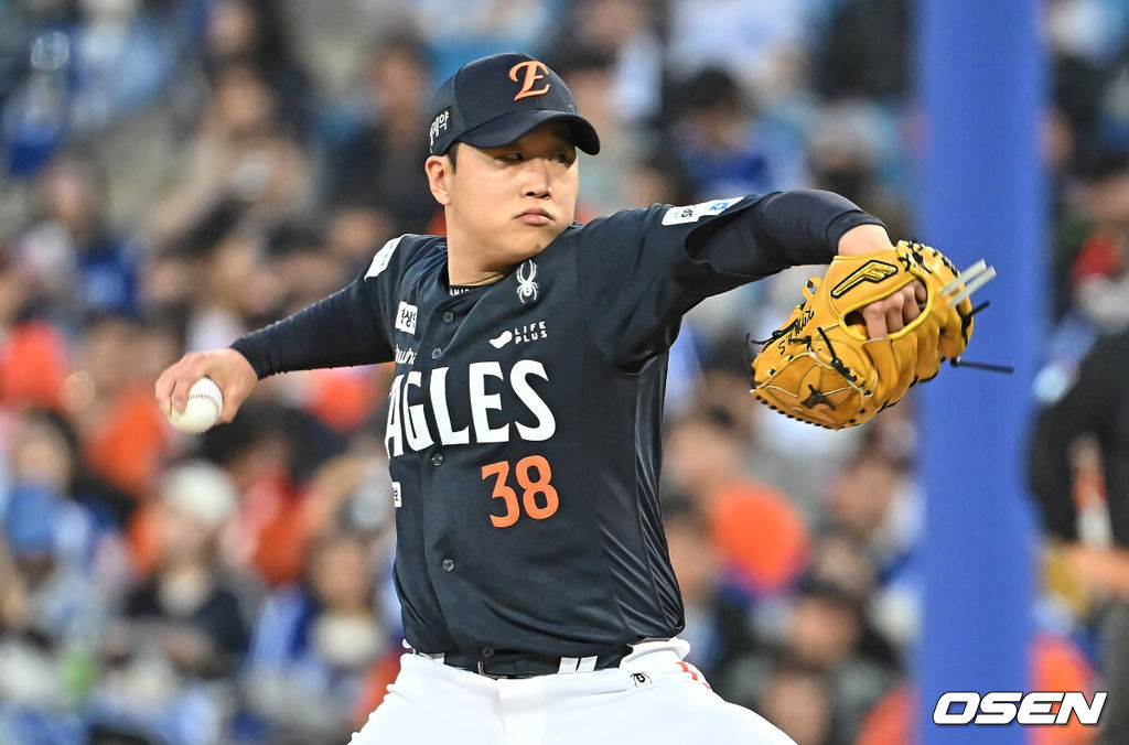 1일 대구삼성라이온즈파크에서 2026 신한 SOL KBO 리그 삼성 라이온즈와 한화 이글스의 경기가 열렸다. 한화 이글스 김종수가 역투하고 있다. 2026.05.01 / foto0307@osen.co.kr