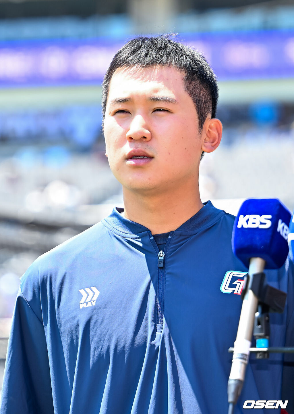 5일 수원 KT위즈파크에서 2026 신한 SOL KBO리그 KT 위즈와 롯데 자이언츠의 경기가 열렸다.이날 KT는 소형준, 롯데는 로드리게스를 선발로 내세웠다.경기 전 롯데 김세민이 경기에 앞서 인터뷰를 하고 있다. 나승엽, 고승민, 김세민은 올해 초 대만 스프링캠프 중 도박장 출입으로 출전정지 징계를 받았다 해제돼 1군 엔트리에 복귀했다. 2026.05.05 /rumi@osen.co.kr