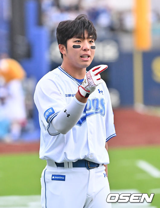 [OSEN=대구, 이석우 기자] 삼성 라이온즈 김영웅 186 2026.04.10 / foto0307@osen.co.kr