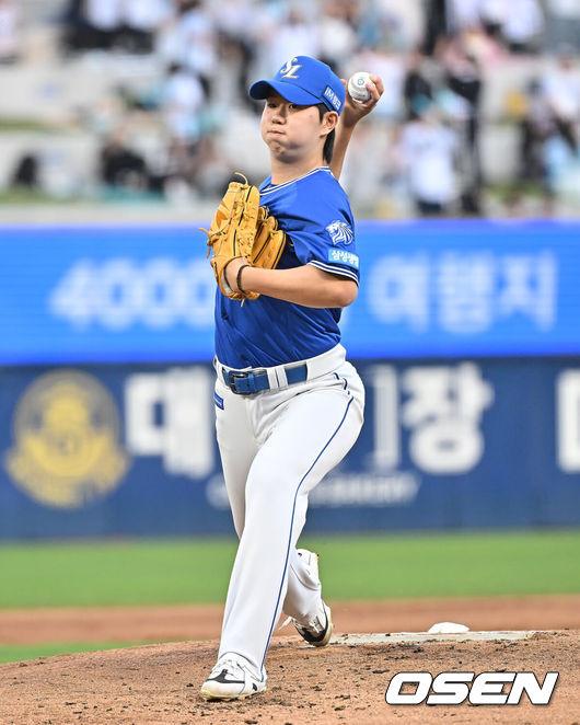 [OSEN=창원, 이석우 기자] 삼성 라이온즈 장찬희 069 2026.05.08 / foto0307@osen.co.kr