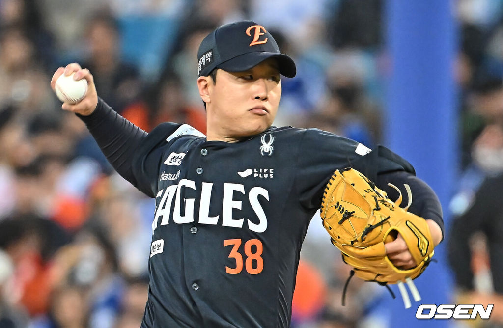1일 대구삼성라이온즈파크에서 2026 신한 SOL KBO 리그 삼성 라이온즈와 한화 이글스의 경기가 열렸다. 홈팀 삼성은 원태인이, 방문팀 한화는 에르난데스가 선발 출전했다. 한화 이글스 김종수가 역투하고 있다. 2026.05.01 / foto0307@osen.co.kr