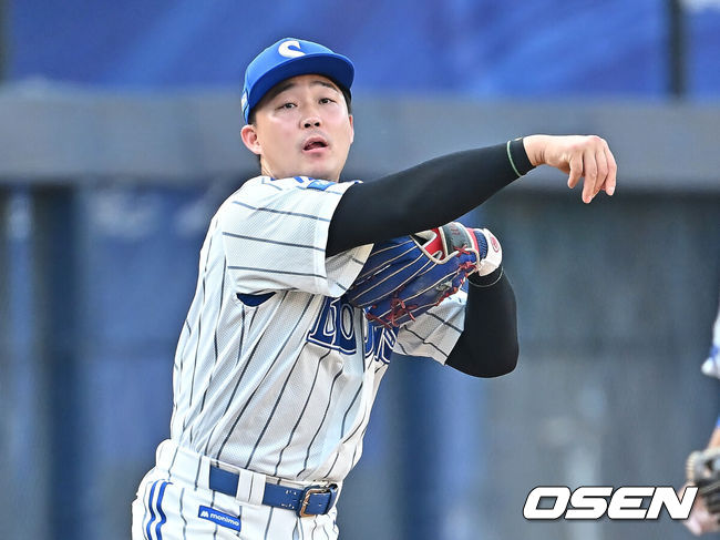 [OSEN=대구, 이석우 기자] 삼성 라이온즈 전병우 134 2026.05.16 / foto0307@osen.co.kr