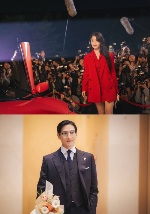 [사진=MBC, 디즈니+ 제공] '21세기 대군부인'에서 여자 주인공 성희주(아이유 분, 위)는 재벌이지만 평민이며, 민정욱(노상현 분, 아래)은 고위층 양반이되 총리직을 무려 '세습'했다.