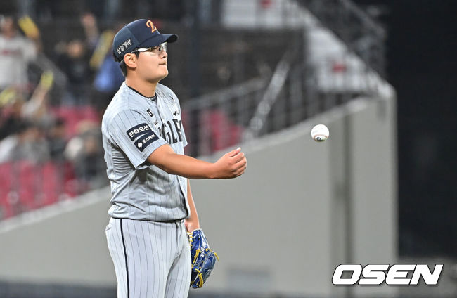 [OSEN=광주, 이석우 기자] 한화 이글스 김서현/ foto0307@osen.co.kr