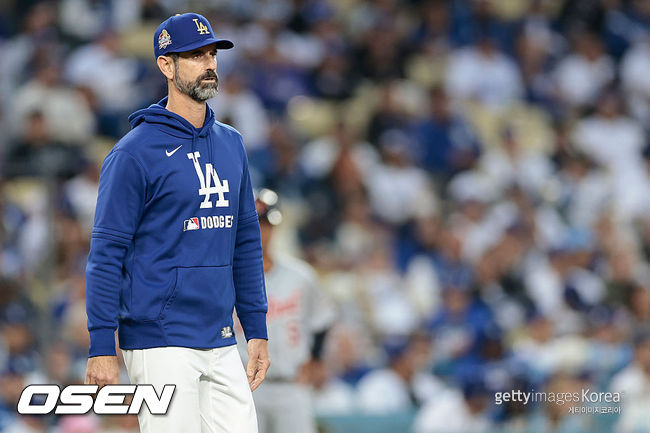 [사진] LA 다저스 마크 프라이어 투수코치 ⓒGettyimages(무단전재 및 재배포 금지)
