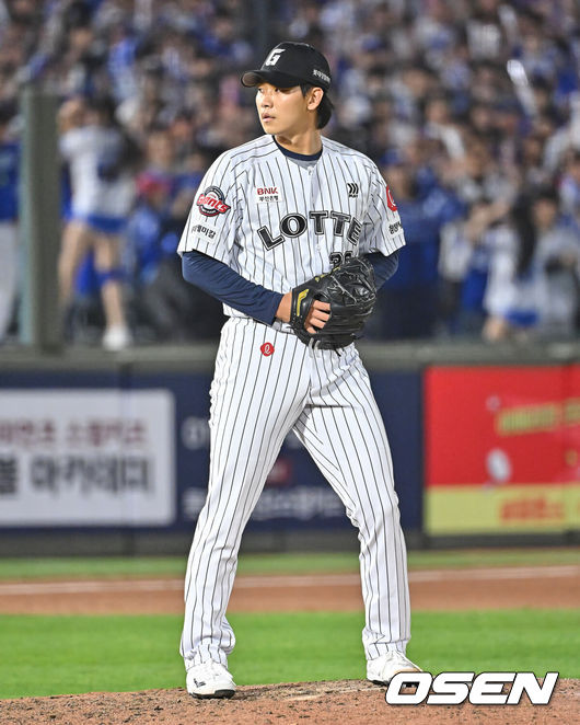 [OSEN=부산, 이석우 기자] 롯데 자이언츠 홍민기 106 2026.05.22 / foto0307@osen.co.kr
