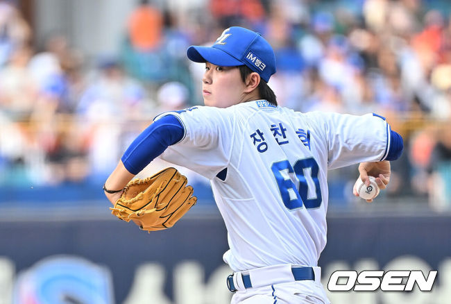[OSEN=대구, 이석우 기자] 삼성 라이온즈 장찬희 080 2026.05.02 / foto0307@osen.co.kr