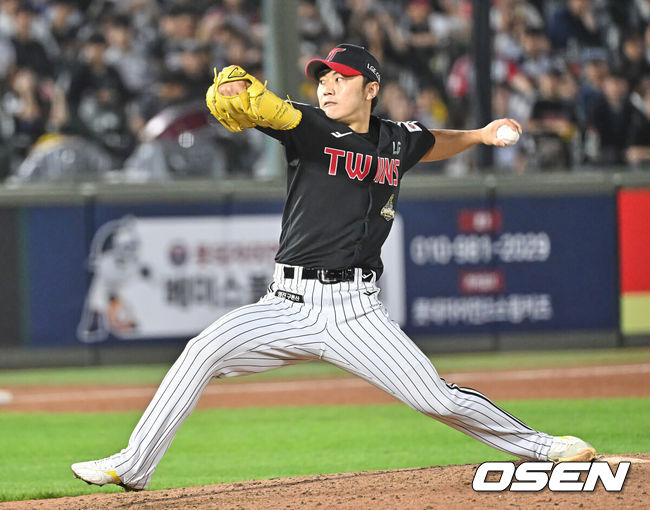 [OSEN=부산, 이석우 기자] LG 트윈스 김윤식 118 2026.05.27 / foto0307@osen.co.kr