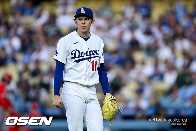 [사진] L A 다저스 사사키 로키 ⓒGettyimages(무단전재 및 재배포 금지)