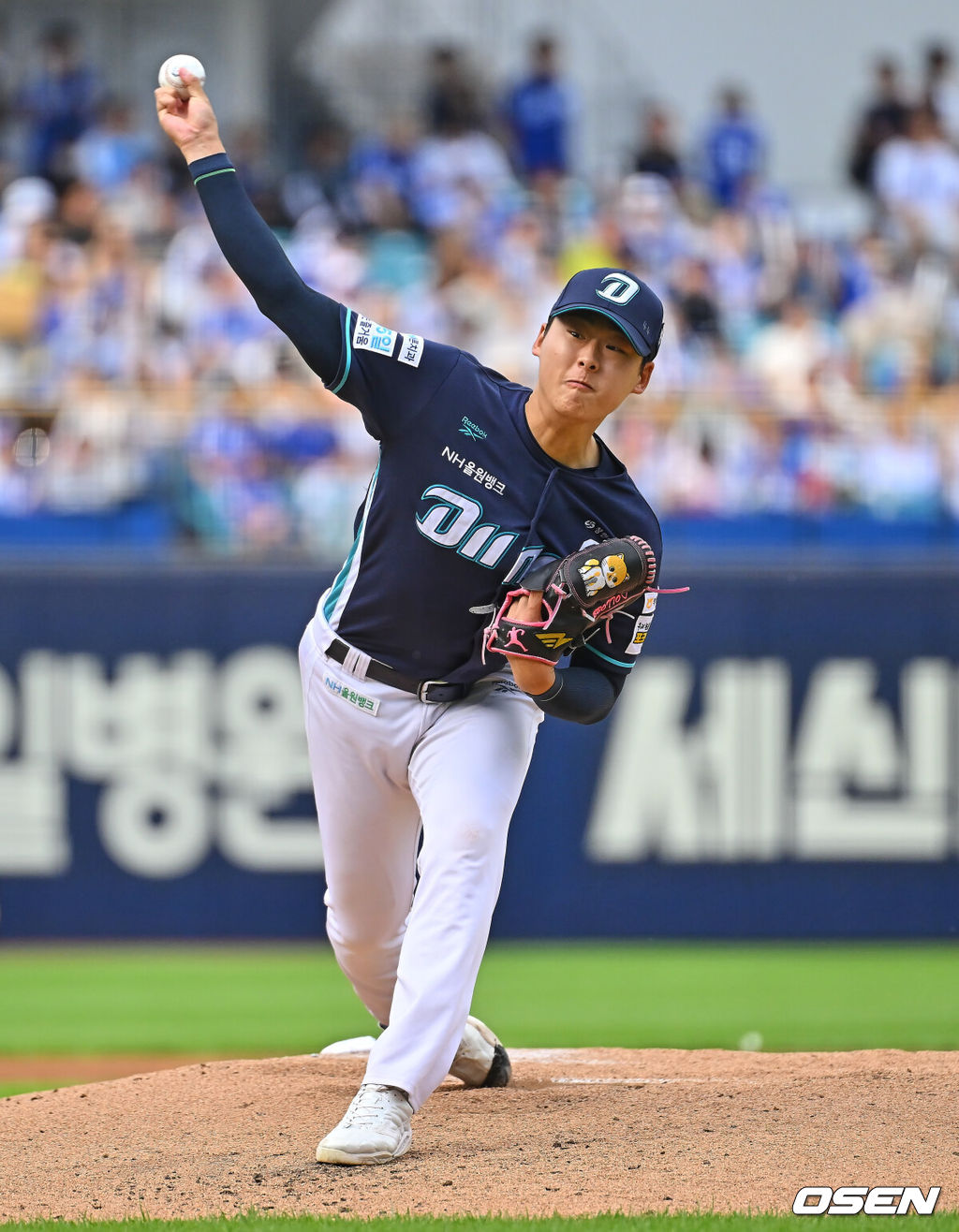 3일 대구삼성라이온즈파크에서 2026 신한 SOL KBO 리그 삼성 라이온즈와 NC 다이노스의 경기가 열렸다. 홈팀 삼성은 최원태가, 방문팀 NC는 김태경이 선발 출전했다. NC 다이노스 선발 투수 김태경이 역투하고 있다. 2026.06.03 / foto0307@osen.co.kr