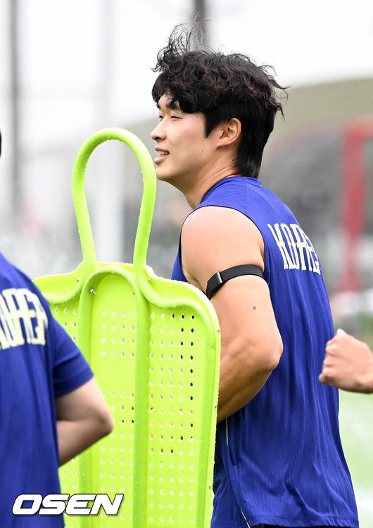 [OSEN=이대선 기자] 축구대표팀 김태현 2026.06.10 /sunday@osen.co.kr