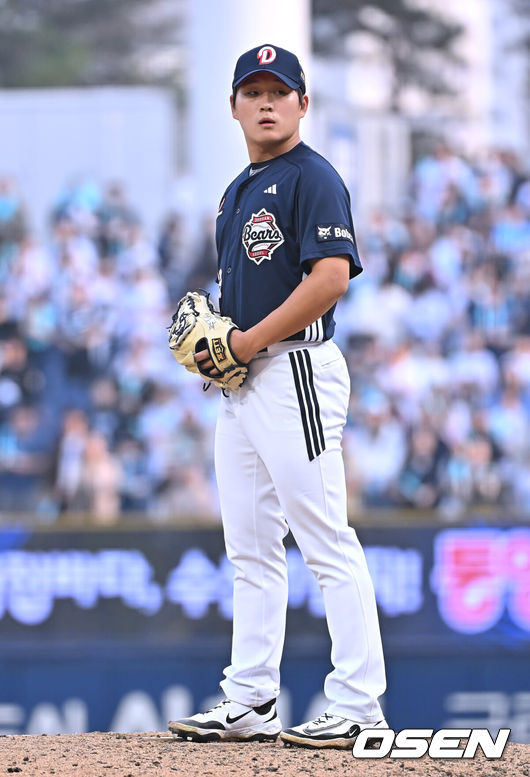 [OSEN=창원, 이석우 기자] 두산 베어스 김택연 006 2026.03.29 / foto0307@osen.co.kr