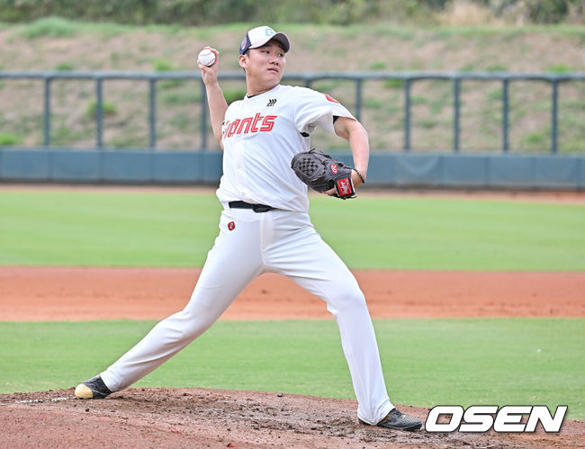 [OSEN=타이난(대만), 이석우 기자] 롯데 자이언츠 김영준 072 2026.02.01 / foto0307@osen.co.kr