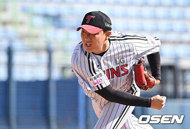 LG 트윈스 시절 투수 김영준 / OSEN DB