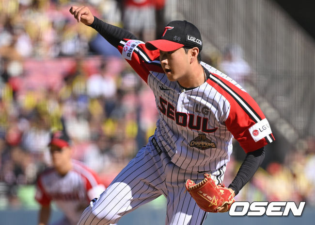 [OSEN=조은정 기자] LG 김진수 2026.05.31 /cej@osen.co.kr