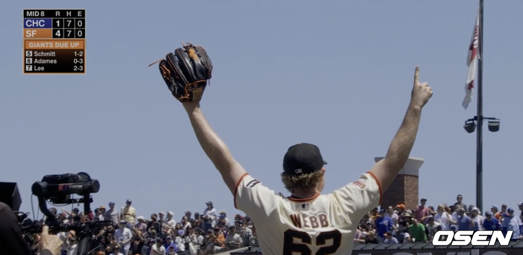 MLB.TV 중계 화면
