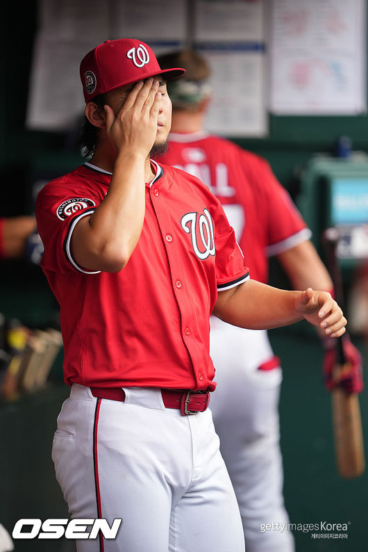 [사진] 워싱턴 시절 오가사와라 신노스케 ⓒGettyimages(무단전재 및 재배포 금지)