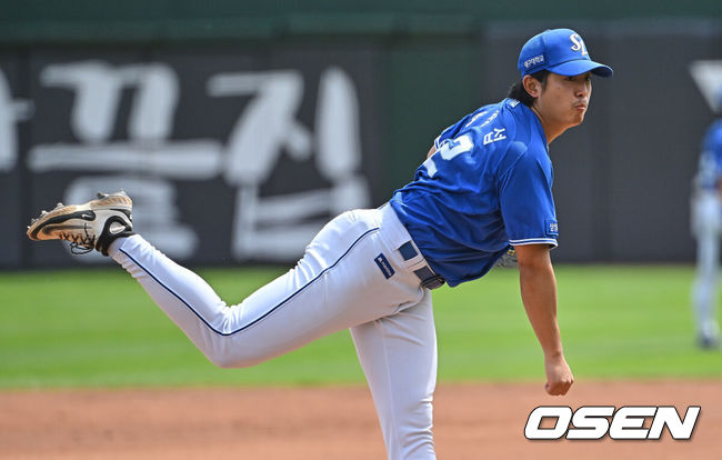 [OSEN=부산, 이석우 기자] 삼성 라이온즈 양창섭 040 2026.05.24 / foto0307@osen.co.kr