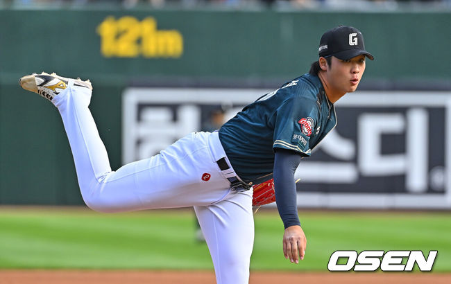 [OSEN=부산, 이석우 기자] 롯데 자이언츠 이민석 088 2026.06.06 / foto0307@osen.co.kr