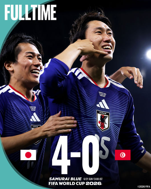 [사진] 일본 축구대표팀 소셜 미디어.
