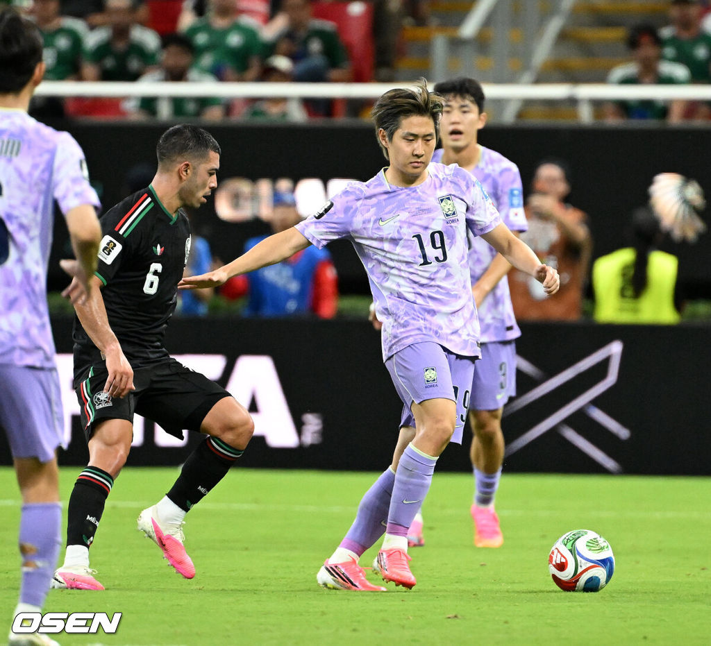 멕시코 에릭 리라-대한민국 이강인 2026.06.19 /sunday@osen.co.kr