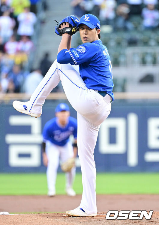 삼성 라이온즈 원태인. /OSEN DB