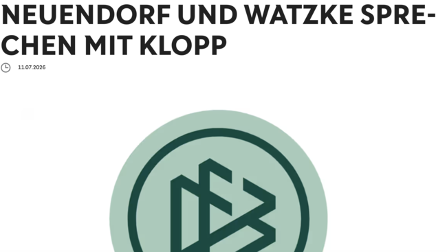 [사진] DFB 공식 홈페이지