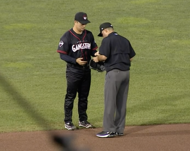 MiLB TV 중계화면