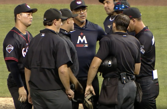 MiLB TV 중계화면