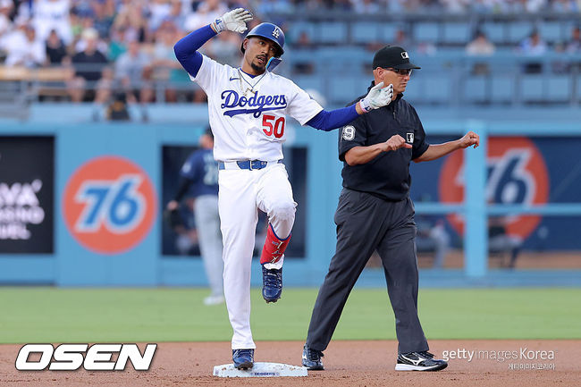 [사진] LA 다저스 무키 베츠. ⓒGettyimages(무단전재 및 재배포 금지)