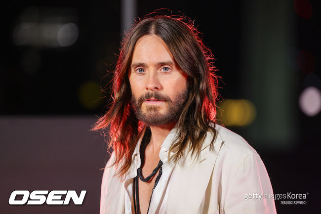 BERLIN, GERMANY - SEPTEMBER 30: Jared Leto attends the "Tron: Ares" premiere at Humboldt Forum on September 30, 2025 in Berlin, Germany. (Photo by Gerald Matzka/Getty Images)