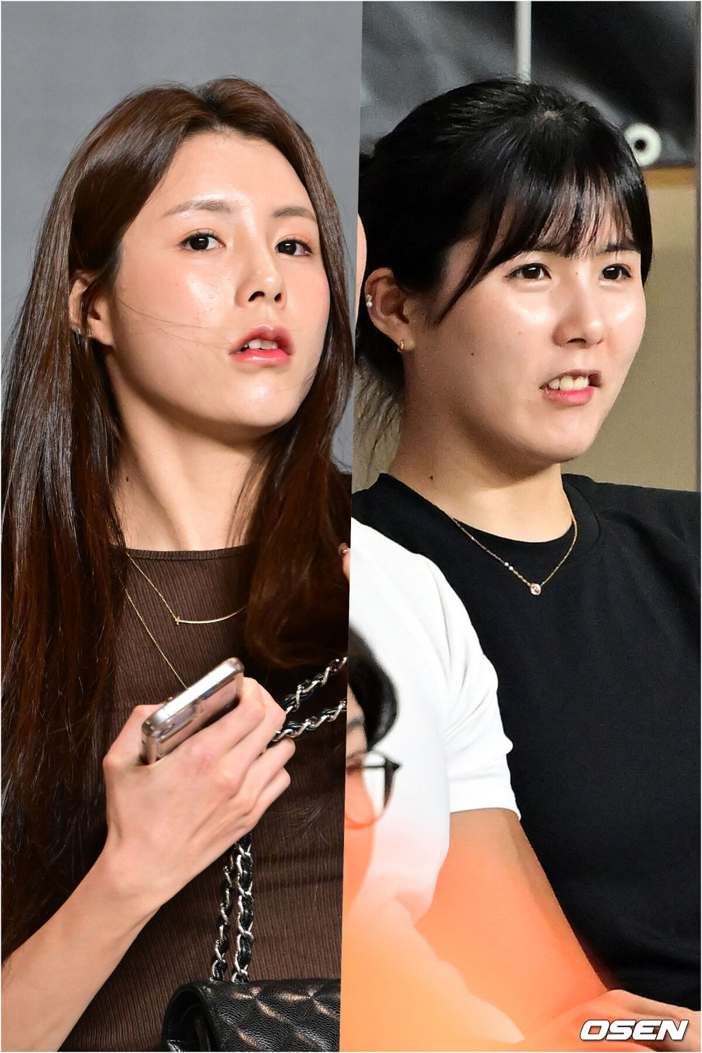 7일 오후 충남 천안 유관순체육관에서 '2025 대한민국-네덜란드 남자배구 국가대표 평가전' 2차전 경기가 열렸다.한편, 이사니예 라미레스 감독이 이끄는 한국 남자배구 대표팀은 전날(6일) 네덜란드와의 평가전 1차전 경기에서 세트스코어 1-3(25-19, 14-25, 10-25, 23-25)으로 패했다.경기 전 샌디에이고 모조의 이다영과 PAOK 테살로니키 이재영이 관중석에서 경기를 주시하고 있다. 2025.06.07 /rumi@osen.co.kr