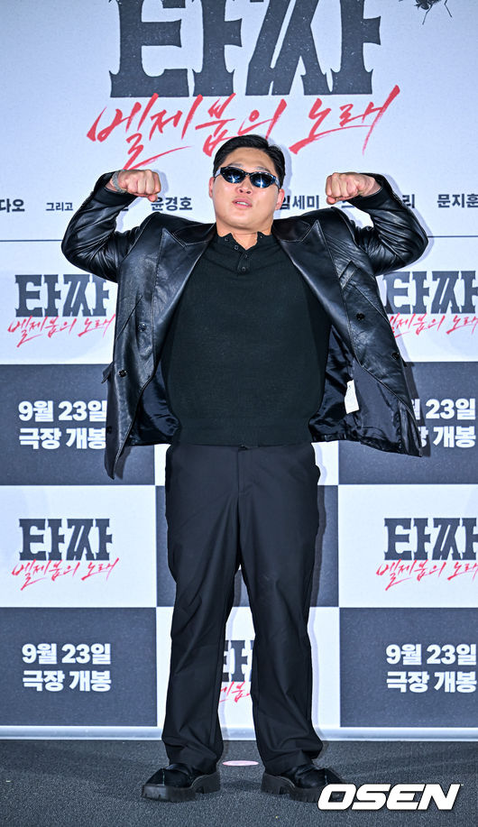 영화 '타짜: 벨제붑의 노래' 제작보고회가 18일 서울 용산구 CGV용산아이파크몰에서 열렸다.
