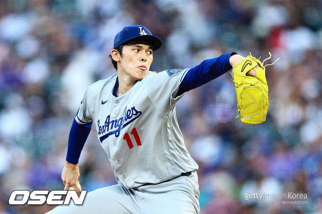 [사진] LA 다저스 사사키 로키. ⓒGettyimages(무단전재 및 재배포 금지)