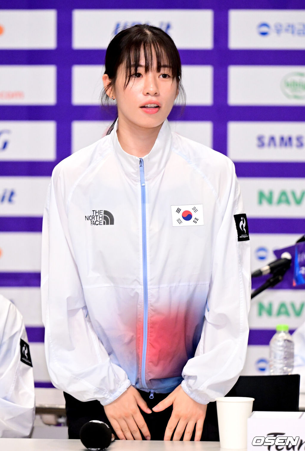 20일 오후 충북 진천 국가대표선수촌에서 ‘2026 아이치·나고야 아시안게임’ D-30 미디어데이가 열렸다.오는 9월 19일 일본 아이치현 나고야에서 막을 올리는 20번째 하계 아시안게임인 이번 대회는 10월 4일까지 16일간 펼쳐진다.복싱 임애지가 인사를 전하고 있다. 2026.08.20 / dreamer@osen.co.kr