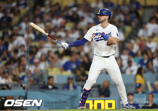 [사진] LA 다저스 카일 터커 ⓒGettyimages(무단전재 및 재배포 금지)