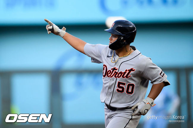 [사진] 디트로이트 리하오위 ⓒGettyimages(무단전재 및 재배포 금지)