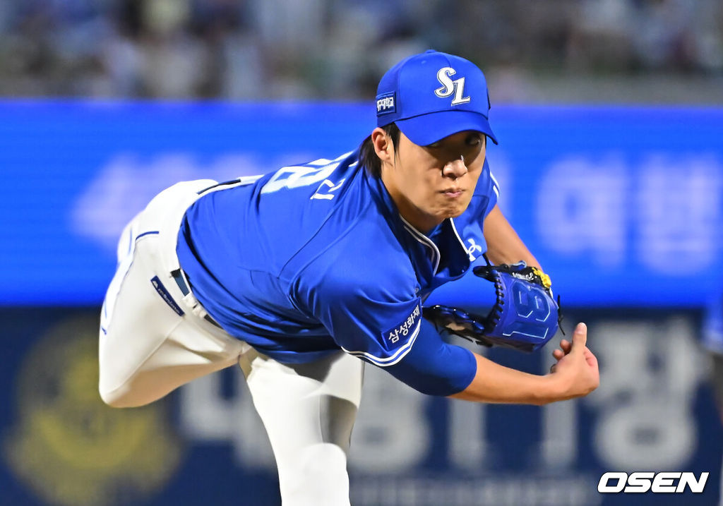삼성 라이온즈 원태인. /OSEN DB